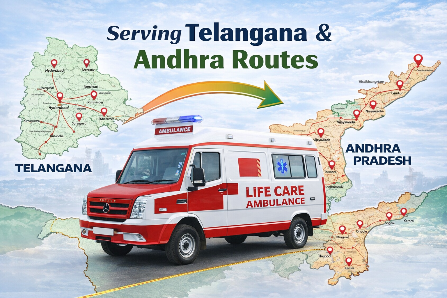 Telangana & Andhra Routes